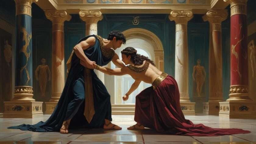275 Years of Ptolemies: Glory and Destruction | A Glorious Fall! 5 prompt dark royal palace scene ptolemaic family members in conflict bro 20250803 081809 00006092248136486601411